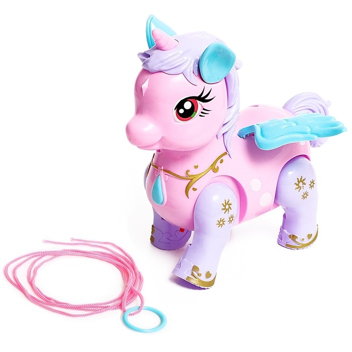 Музыкальная игрушка «Пони Лили», звук, свет, ходит, цвета МИКС Музыкальная игрушка «Пони Лили», звук, свет, ходит, цвета МИКС