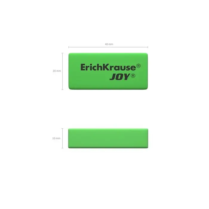 Ластик ErichKrause Joy, 50 х 22 х 12 мм, мягкий, гипоаллергенный, МИКС Ластик ErichKrause Joy, 50 х 22 х 12 мм, мягкий, гипоаллергенный, МИКС