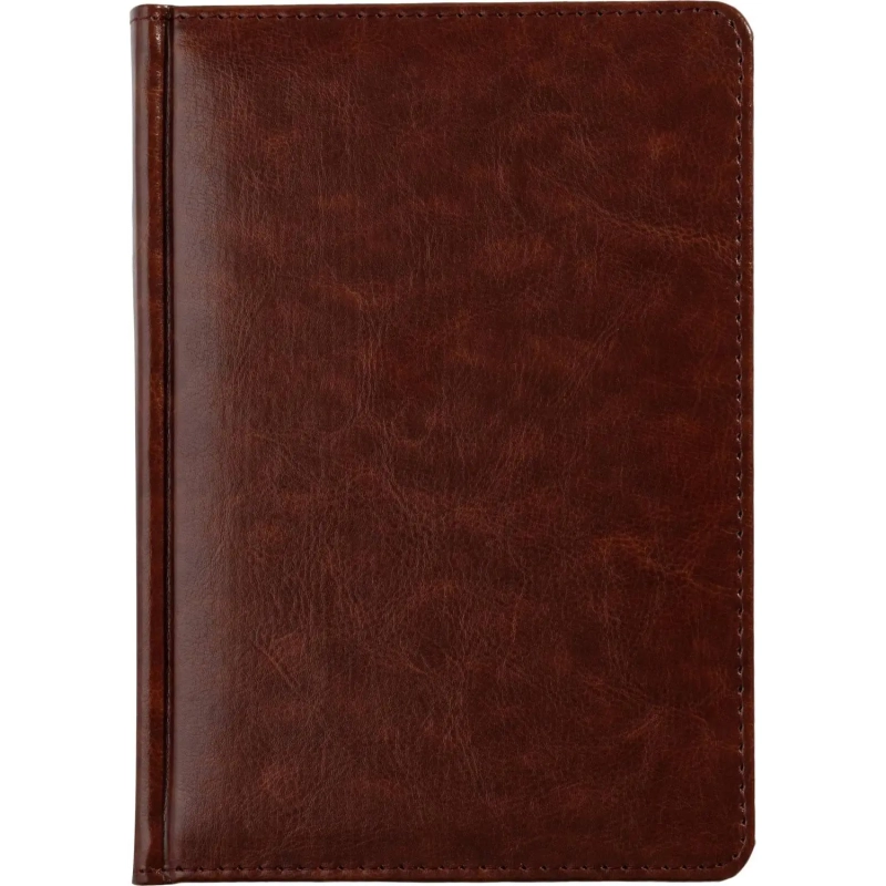 Ежедневник недатированный коричнев,А5,145х205,136л,Sidney NEBRASKA 3-128/03