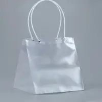 Пакет подарочный с квадратным дном, ПП прозрачный, 28&times;25&times;28 см
