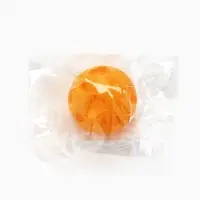Игрушка для собак с пищалкой &laquo;Мячик планета&raquo;, 6.5 см, оранжевая