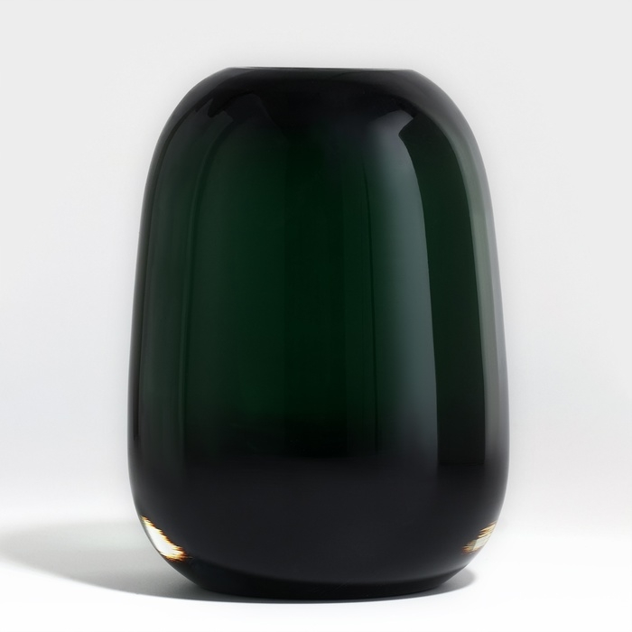 Ваза для цветов «Джозефина» из прозрачного зеленого стекла 17 х 13 х 13 см Ваза для цветов «Джозефина» из прозрачного зеленого стекла 17 х 13 х 13 см