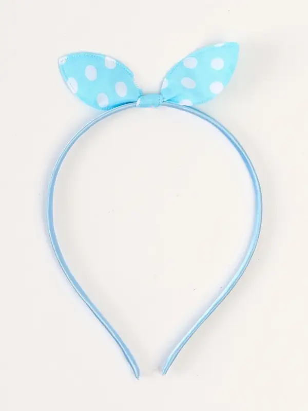Ободок для волос «Бантик» голубой, Холодное сердце
