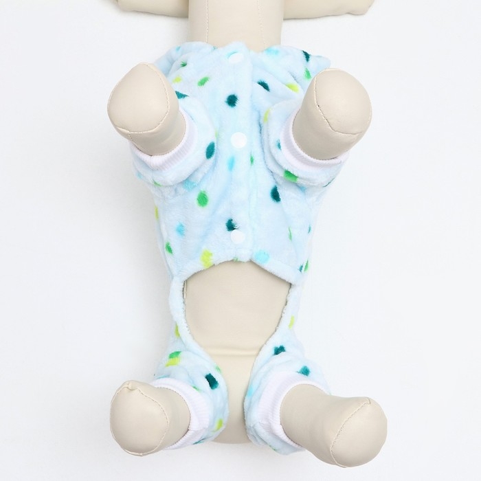 Комбинезон Комбинезон "Конфетка", размер XL, голубой (ДС 27, ОШ 32, ОГ 40 см)