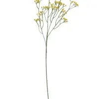 Цветы искусственные &laquo;Ветка гипсофилы&raquo;, 1&times;53 см, жёлтые