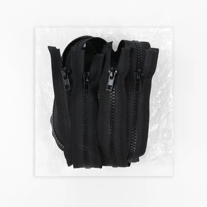 Молния «Трактор», №5, разъёмная, замок автомат, 30 см, чёрная