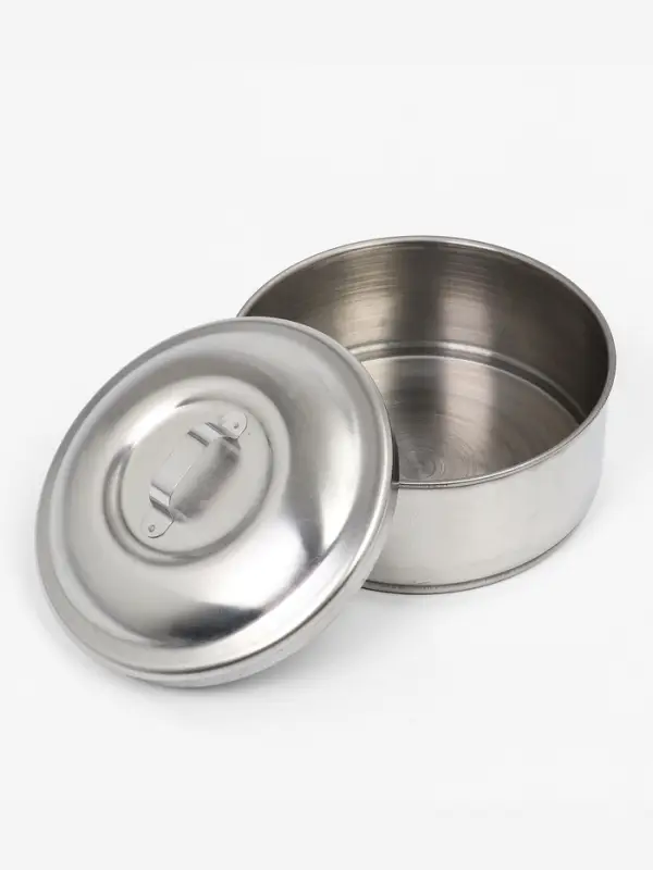 Ланч бокс TAKE IT EASY &laquo;Альструп&raquo;, 2.1 л, 3 уровня, нержавеющая сталь, серебристый