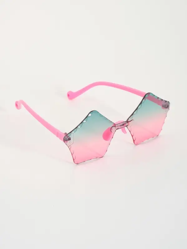 Карнавальные очки "Пятиугольник" градиент, цвета МИКС