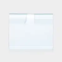 Ценникодержатель на крючок откидной 3.9&times;5 см, цвет прозрачный