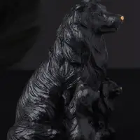 Фигурка гипс &laquo;Колли&raquo;, 10&times;7 см, чёрный