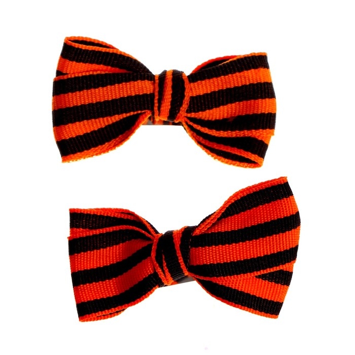 Зажим для волос «9 Мая» набор 2 шт. Зажим для волос «9 Мая» набор 2 шт.