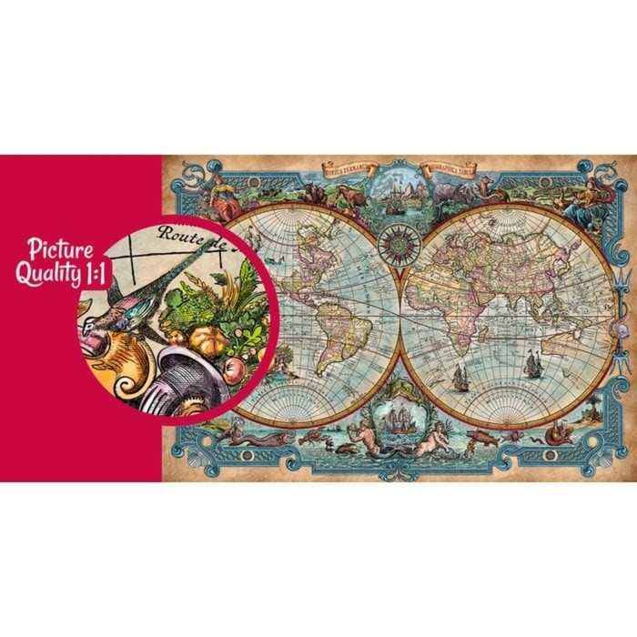 Пазл «Карта мира великих открытий», 2000 элементов Пазл «Карта мира великих открытий», 2000 элементов