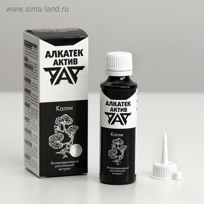 Капли натуральные  Капли натуральные "АлкАтекАктив" от алкогольной зависимости, 50 мл