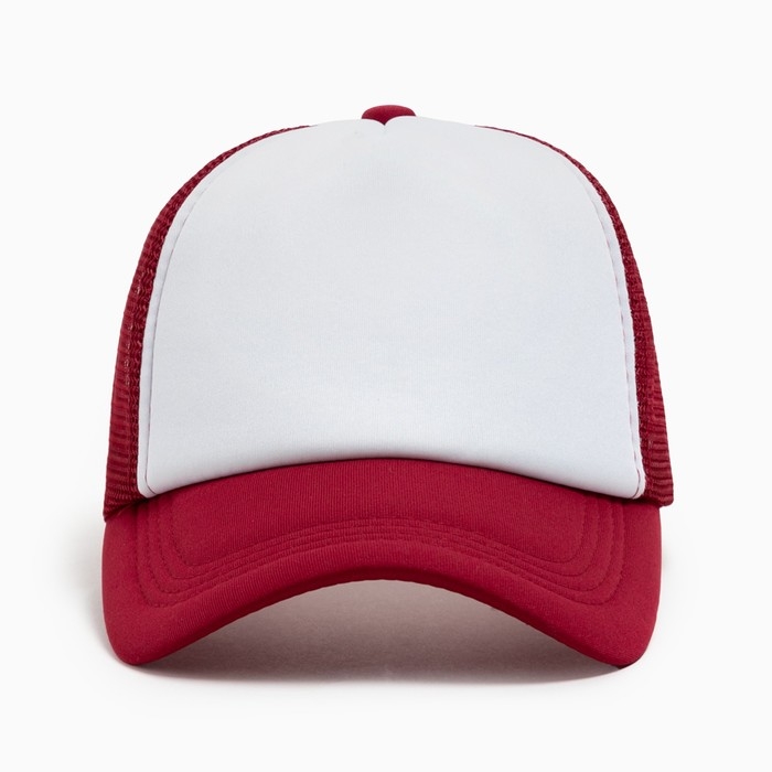 Бейсболка женская с сеткой MINAKU, цвет бордовый, размер 56-58 Бейсболка женская с сеткой MINAKU, цвет бордовый, размер 56-58