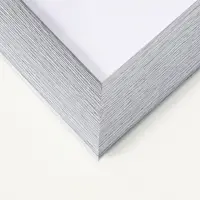 Фоторамка для фото 40х60 см "Luxe Elegance" пластик, серо-голубой, (пластик экран)