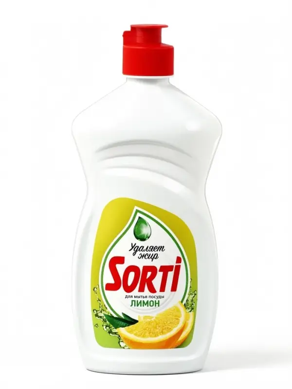 Средство для мытья посуды Sorti, гель, спелый лимон, 450 г