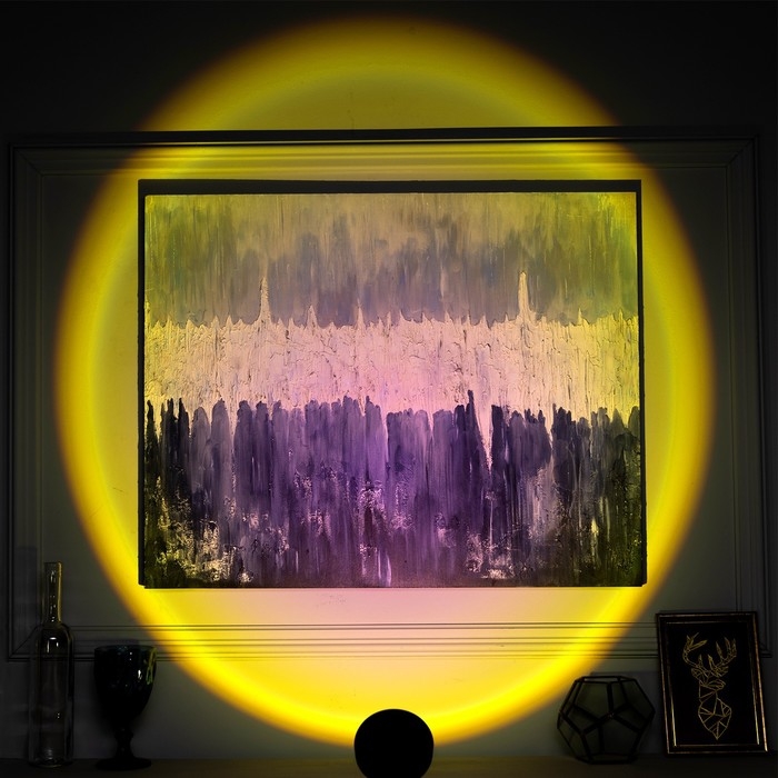 Световой прибор «Закат», 5 картриджей, свечение тёплое белое, 5 В Световой прибор «Закат», 5 картриджей, свечение тёплое белое, 5 В