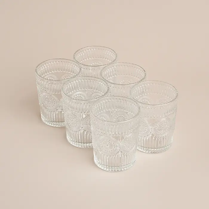 Набор стаканов SL Home &laquo;Ларго&raquo;, 300 мл, 8&times;10 см, 6 шт., стекло, прозрачный