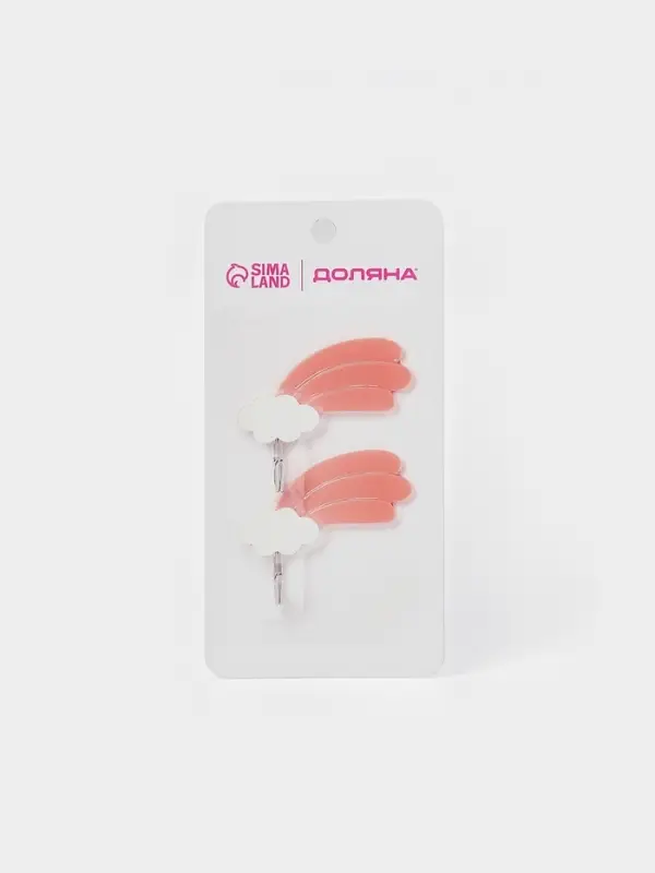 Набор самоклеящихся крючков Доляна Funny hook, 2 шт., 6.5&times;1.8&times;7.5 см