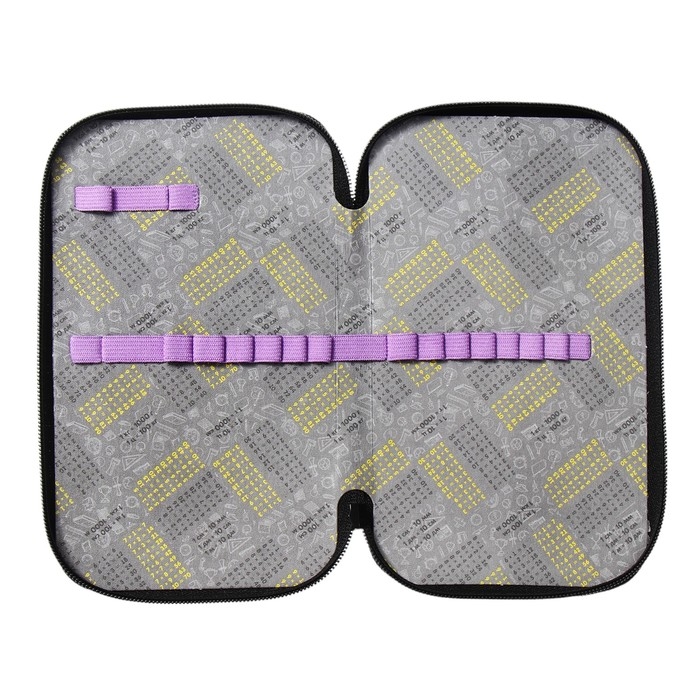 Пенал 3 секции, 125 х 205 х 55 мм, Calligrata 30П26/3 Пенал 3 секции, 125 х 205 х 55 мм, Calligrata 30П26/3 "Корея", ламинированный картон