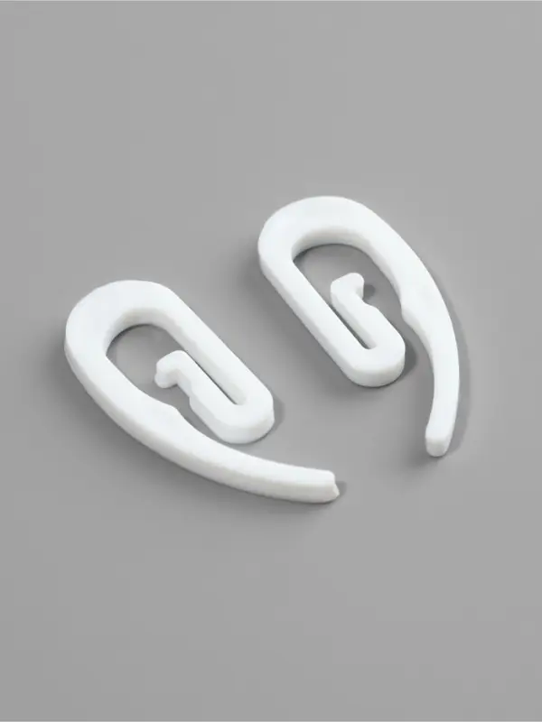 Крючок для штор «Улитка», 31×12×2 мм, 10 шт., белый Крючок для штор «Улитка», 31×12×2 мм, 10 шт., белый