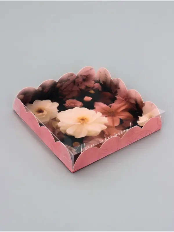 Коробка для печенья, «Ты прекрасна», 15×15×3 см