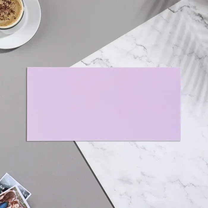 Конверт для денег «Поздравляю!» софт тач, тиснение, сиреневый цвет, 9×19 см Конверт для денег «Поздравляю!» софт тач, тиснение, сиреневый цвет, 9×19 см