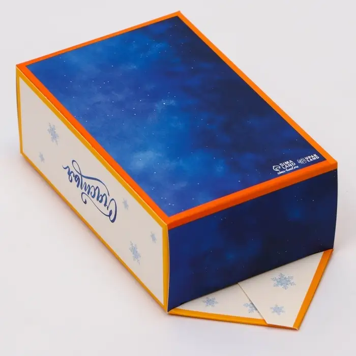 Подарочная коробка - конфета новогодняя складная «Зимний лес», 9.3×14.6×5.3 см Подарочная коробка - конфета новогодняя складная «Зимний лес», 9.3×14.6×5.3 см