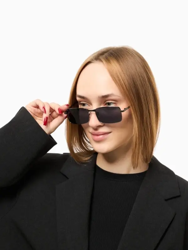 Очки солнцезащитные «OneSun. Прямоугольные», uv 400, линза 3.5×5.5 см, серые Очки солнцезащитные «OneSun. Прямоугольные», uv 400, линза 3.5×5.5 см, серые