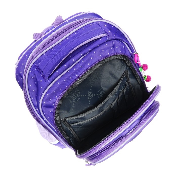 Рюкзак школьный 37 х 28 х 13 см, эргономичная спинка, Across 230, фиолетовый CS23-230-4 Рюкзак школьный 37 х 28 х 13 см, эргономичная спинка, Across 230, фиолетовый CS23-230-4