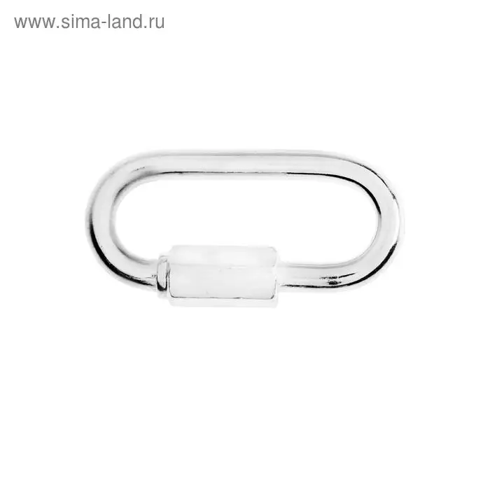 Карабин винтовой ТУНДРА krep, М5, оцинкованный, 1 шт. Карабин винтовой ТУНДРА krep, М5, оцинкованный, 1 шт.