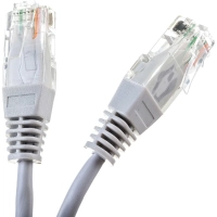 Патч-корд TWT TWT-45-45-2.0-GY UTP кат.5e, 2.0 м, серый