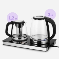 Чайный набор КТ-6737 чайник электрический - 2 л Чайный набор КТ-6737 чайник электрический - 2 л