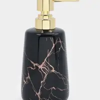 Дозатор для жидкого мыла SAVANNA Lightning, 350 мл, цвет чёрный