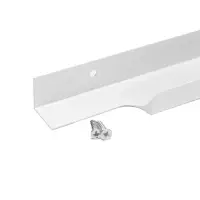 Ручка торцевая CAPPIO RP100WH, L=400 мм, белая, 4 шт.