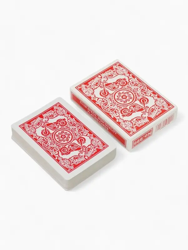 Карты игральные 54 шт. «Мотоцикл», для игры в покер, 6.3×8.7 см, красная рубашка Карты игральные 54 шт. «Мотоцикл», для игры в покер, 6.3×8.7 см, красная рубашка