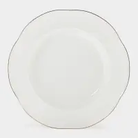 Тарелка глубокая WY Empire, 290 мл, d=23 см, фарфор, белая