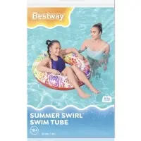 Круг для плавания Bestway &laquo;Лето&raquo;, надувной, d=91 см, от 10 лет, МИКС, 36084