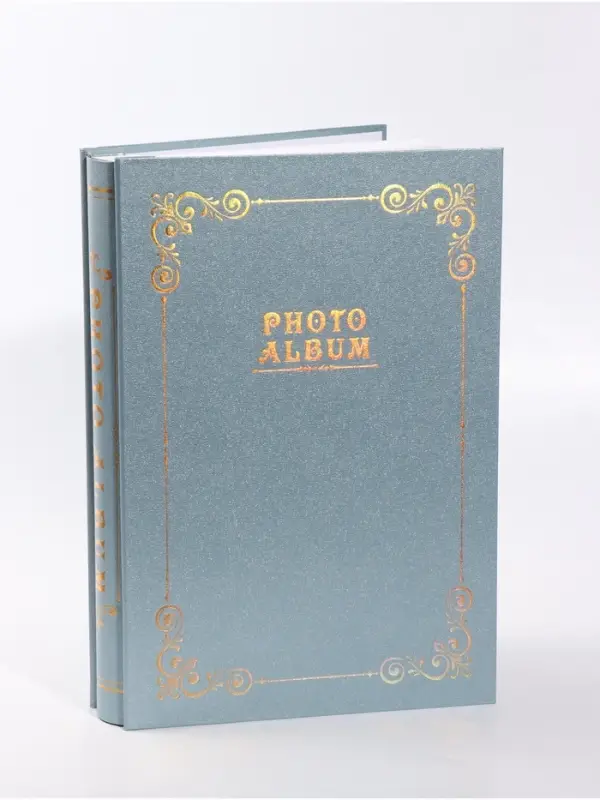Фотоальбом на 300 фото &laquo;Классика&raquo;, 10&times;15 см, в коробке, 23.5&times;5.5&times;33.5 см, голубой