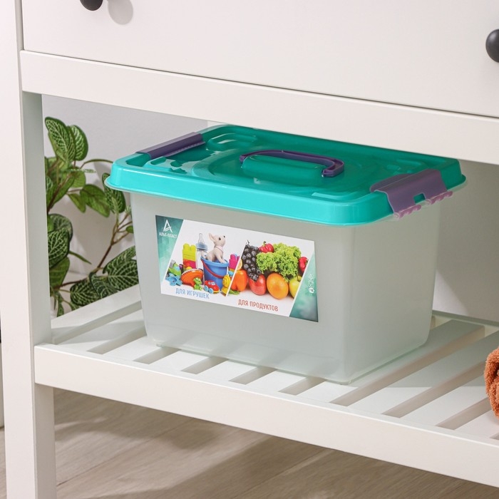 Бокс универсальный для игрушек и продуктов, 10 л, 35,9×24,2×21,1 см Бокс универсальный для игрушек и продуктов, 10 л, 35,9×24,2×21,1 см