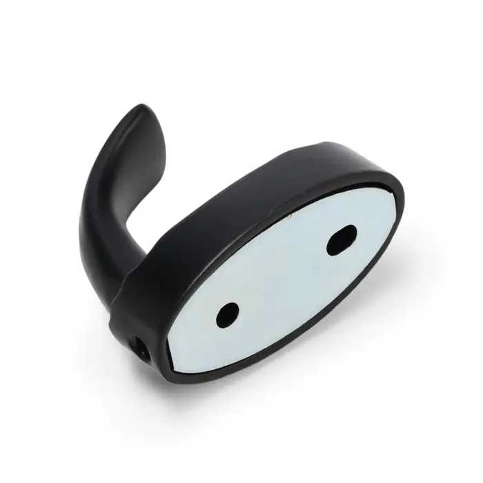 Крючок мебельный CAPPIO SEA, однорожковый, цинк, цвет черный