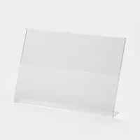 Односторонняя подставка А4 горизонтальная, 30&times;8&times;21 см, оргстекло 2 мм