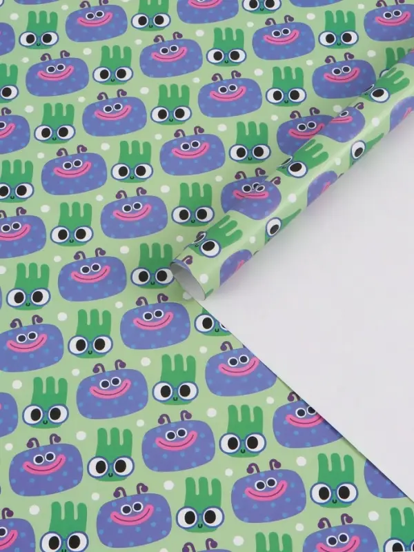 Бумага упаковочная глянцевая &laquo;Ум и Хрум&raquo;, 70&times;100 см