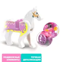 Конструктор Sluban &laquo;Розовая мечта: прогулка на карете&raquo;, 99 деталей