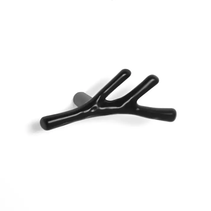 Ручка-кнопка CAPPIO &laquo;Ветка&raquo;, цвет черный