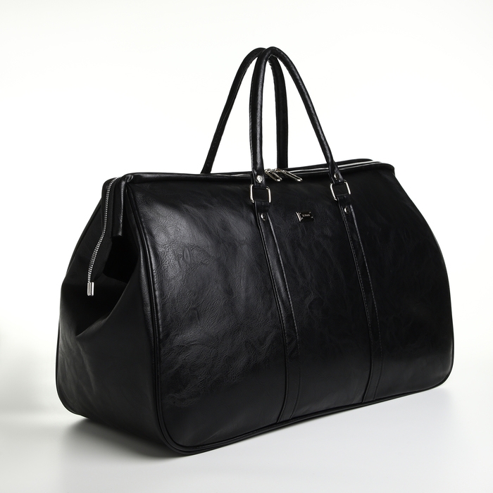 Сумка дорожная на молнии, цвет чёрный Сумка дорожная на молнии, цвет чёрный