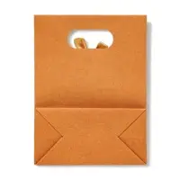 Коробка - пакет с ручкой, крафтовая, 16×12×6 см