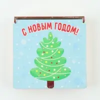 Набор для творчества в коробочке &laquo;Елочки&raquo;, 4&times;5.5 см, 4 вида, 12 шт.