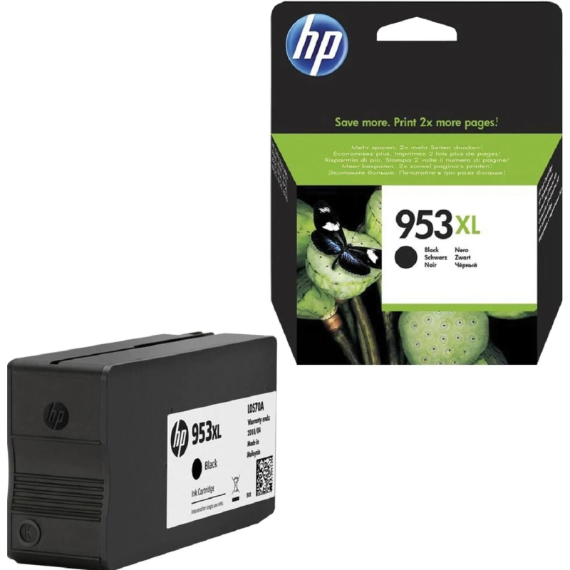 Картридж струйный HP 953XL L0S70AE чер. пов.емк. OJ Pro 8210/8720
