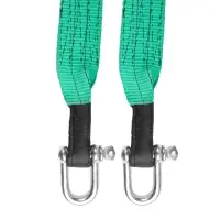 Трос буксировочный (усиленный,цвет-зеленый) AVS EXPERT ST-105B 10т 5м.шаклы